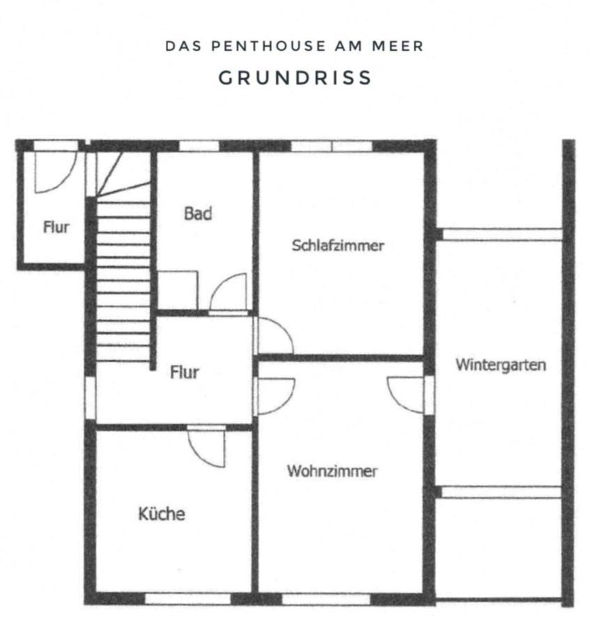 Das Penthouse am Meer - Logenplatz an der Förde - Glücksburg Exterior foto